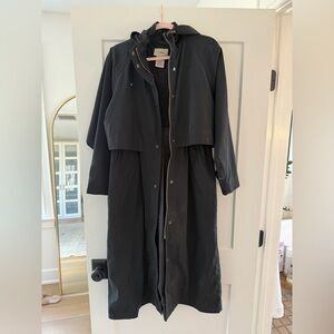 L.L. Bean Women's Dark Gray Trench Coat